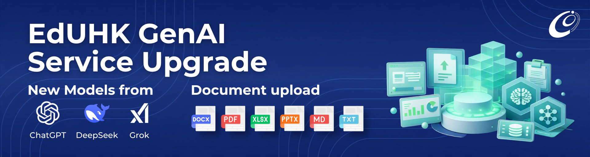 EdUHK GenAI Service Upgrade: New Document Upload and AI Models